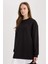Regular Fit Bisiklet Yaka Basic Düz Sweatshirt Tunik A9529AX25SP 1