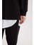 Regular Fit Bisiklet Yaka Basic Düz Sweatshirt Tunik A9529AX25SP 5