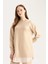 Regular Fit Bisiklet Yaka Basic Düz Sweatshirt Tunik A9529AX25SP 4