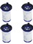 360 RH9037 Elektrikli Süpürge Için 4 Adet Hepa Filtre (Yurt Dışından) 1