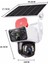 Pro Drs-3915 4G 6MP Çift Lens Sirenli Güneş Panelli PTZ Kamera - Beyaz 3