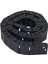 2x 18MM x 37MM Siyah Esnek Yarı Kapalı Kablo Çekme Zinciri 1m 39,4 Inç (Yurt Dışından) 5