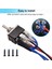 Basmalı Geçiş Anahtarları Anlık 6 Pin 3 Pozisyon (Açık)-Kapalı-(Açık)Yukarı/aşağı Polarite Ters Anahtarı, Panel, Teller ve Kapaklı (Yurt Dışından) 3
