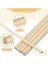 300 Parça Dübel Çubukları Ahşap Dübel Çubuk Zanaat Ahşap 1/8,3/16,1/4,5/16,3/8x6 Inç Çubuklar Crafting Dıy Düğün Şerit Değnek (Yurt Dışından) 5