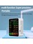 2x 6 In 1 Pm2.5 PM10 Hcho Tvoc Co Co2 Hava Kalitesi Dedektörü Co Co2 Formaldehit Monitör Ofis Hava Kalitesi Test Cihazı, Beyaz (Yurt Dışından) 3
