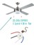 1 Adet Tavan Vantilatörü Işık Anahtarı Zingear ZE-208S E89885 3 Hız 4 Telli Fan Anahtarı Çekme Zinciri, Fan Işık Anahtarı, Bronz (Yurt Dışından) 3