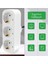 Çoklu Priz, Kablosuz, 250V/16A Soket Adaptörü, Portatif Prizler, 3680W Dönüştürücü Soket Eu Fiş, 2'li Paket (Yurt Dışından) 4
