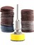100 Adet 25MM 1 Inç Zımpara Diski Zımpara Diski 100-3000 Grit Kağıt 1 Inç Aşındırıcı Cila Pedi Plaka + 1/8 Inç Döner Alet Için (Yurt Dışından) 1