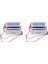 2x 60 G/h Ozon Jeneratörü Hava Temizleyici Ozonizer Arıtma Arıtma Formaldehit Koku Kaldırmak Ozon Makinesi 220 V (Yurt Dışından) 1