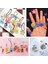 290 Yaprak - Isıyla Daralan Dink Kiti 30 A4 Shrink Sanat Kağıdı,40 Küpe KANCASI,120 Craft Anahtarlık (Yurt Dışından) 3