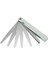 Sodıal(R) Gümüş Ton Metal Metrik Boşluk Kalınlığı Feeler Ölçer Bıçakları 0.02-1mm Aracı (Yurt Dışından) 1