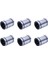 6x LM20UU 20MM Iç Çap Doğrusal Hareket Bilyalı Rulman Burç Gümüş (Yurt Dışından) 1
