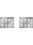2x Çok Işlevli Bga Stencil 0.3/0.35/0.4/0.5/paralel/45 Derece Delik Evrensel Lehim Şablonu Bga Reballing Stencil (Yurt Dışından) 1