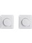 2x LED Dimmer Anahtarı, Kısılabilir LED ve Halojen Için Sıva Altı Dimmer, 5-300 W Dimmer Anahtarı Led, Faz Kontrollü Dimmer (Yurt Dışından) 1