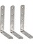 3x 125X75MM L Şekli Paslanmaz Çelik Raf Köşe Desteği Köşebent (Yurt Dışından) 1