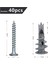 240 Adet Metal Kendinden Tahrikli Ankraj Alçıpan Dübelleri Vidalı 4,5 x 35MM Tek Katlı ve Çift Kaplamalı Alçıpan Için (Yurt Dışından) 3
