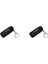 2x Anahtarlık LED Şarj Edilebilir USB Mini El Feneri Ev Için Taşınabilir Anahtarlık Dıy Aracı (Yurt Dışından) 1