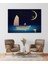Home Ay Işığı ve Kayıkçı Kız Tasarımlı Kanvas Tablo 70X100CM 1