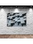 Home Üç Boyutlu Poligonal Kabartma Tasarımlı Kanvas Tablo 70X100CM-1 1