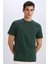 %100 Pamuk New Regular Fit Bisiklet Yaka Basic Düz Kısa Kollu Tişört V7699AZ25SP 1