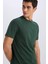 %100 Pamuk New Regular Fit Bisiklet Yaka Basic Düz Kısa Kollu Tişört V7699AZ25SP 4