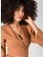 Summer Keten Crop / Bluz Taba Rengi 3