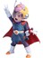 Dragon Ball Gk Superman Ailesi Xiaofangmei Şeytan Özel El Modeli Animasyon Çevresel Süsler (Yurt Dışından) 1