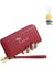 Bayan Cüzdan Uzun Moda Çift Fermuarlı Büyük Kapasiteli Clutch Kart Tutucu (Yurt Dışından) 1