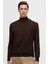 Ds Damat Regular Fit Kahverengi Pamuk Karışımlı Balıkçı Yaka Triko Kazak 5HF06ORT12007 1
