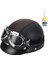 Kask Dört Mevsim Tramvay Yarı Kask Hafif Deri Kask Bisiklet Sürme Kask (Yurt Dışından) 1