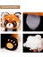 35 cm Altın Oyma Üç Kardeş Küçük Panda Sevimli Peluş Oyuncak (Yurt Dışından) 3