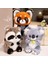 35 cm Altın Oyma Üç Kardeş Küçük Panda Sevimli Peluş Oyuncak (Yurt Dışından) 4