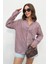 Kadın Gömlek Oversize Boyfriend Cepli Gömlek 2