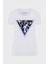 S S Cn Triangle Pamuklu Slim Fit Çiçek Desenli Üçgen Logolu T Shirt W5RI00J1314 Bayan T Shirt W5RI00 J1314 G011 5