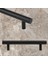 10 Adet Rosemary Mobilya Mutfak Çekmece Dolap Kapak Kulpu 128 mm Mat Siyah Metal Kulp (10 Adet) 4