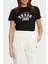 Martina % 100 Pamuk Regular Fit Bisiklet Yaka Logolu T Shirt V5RI06I3Z14 Bayan T Shirt V5RI06 I3Z14 Jblk 1