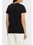Martina % 100 Pamuk Regular Fit Bisiklet Yaka Logolu T Shirt V5RI06I3Z14 Bayan T Shirt V5RI06 I3Z14 Jblk 2