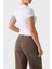 Ss Cn Rib Logolu Streç Pamuklu Slim Fit Bisiklet Yaka T Shirt W5RI68KA0H1 Bayan T Shirt W5RI68 KA0H1 G011 2