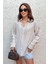 Kadın Gömlek Oversize Boyfriend Cepli Gömlek 1