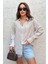 Kadın Gömlek Oversize Boyfriend Cepli Gömlek 2