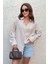 Kadın Gömlek Oversize Boyfriend Cepli Gömlek 4
