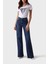 S S Cn Triangle Pamuklu Slim Fit Çiçek Desenli Üçgen Logolu T Shirt W5RI00J1314 Bayan T Shirt W5RI00 J1314 G011 3
