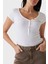 Ss Henley Logolu % 100 Pamuk Slim Fit Düğmeli V Yaka Top W4RP47K1814 Bayan Top W4RP47 K1814 G011 1