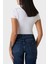 Ss Cn Cheeta Pamuklu Slim Fit Bisiklet Yaka Logolu T Shirt W5RI22J1314 Bayan T Shirt W5RI22 J1314 G011 2