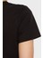 Margot Pamuklu Regular Fit Bisiklet Yaka Logolu T Shirt V5RI16J1314 Bayan T Shirt V5RI16 J1314 Jblk 5
