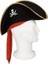 Çocuk Boy Kadife Jack Sparrow Denizci Kaptan Jack Korsan Şapkası 45X16 cm 1
