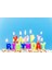 Rengarenk Happy Birthday Yazılabilen Doğum Günü Mumu 2