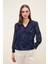 Uzun Kol Desenli Bluz Lacivert 115L9003000 1