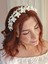 Çiçekli Gelin Tacı, Porselen Çiçekli, El Yapımı Gelin Tacı, Isteme, Nikah, Nişan, Düğün, Söz 4