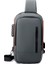 Kod Kilidi Anti-Hırsızlık Erkek Göğüs Çantası Yeni Tek Omuz Crossbody Çanta Büyük Kapasiteli Çok Fonksiyonlu Crossbody Sırt Çantası Erkekler Için (Yurt Dışından) 1